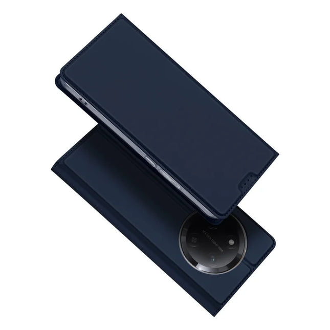 For Honor Magic7 Lite 5G / X60 Pro 5G / Honor X9c 5G Case DUX DUCIS Skin Pro Series Leather Stand Cover Card Holder - Blue