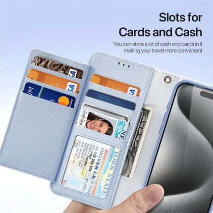 For iPhone 15 Pro Max Case DUX DUCIS Lawa Series Detachable Magnetic Cowhide Leather Cover Zipper Wallet