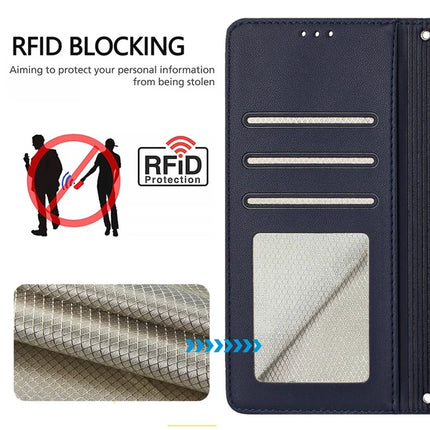 For iPhone 16 Pro Max Case with Strap RFID Blocking Leather Wallet Phone Cover Cat Mouse Pattern
