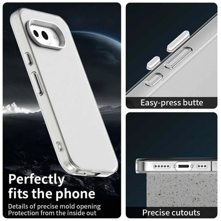 For Google Pixel 9a Case PC+TPU+PET Matte Anti-Drop Phone Back Cover