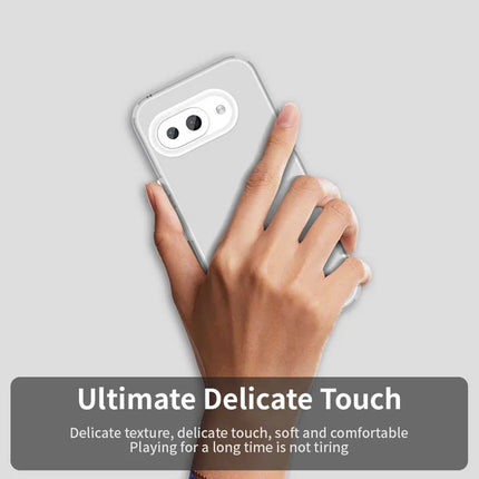 For Google Pixel 9a Case PC+TPU+PET Matte Anti-Drop Phone Back Cover