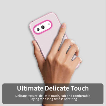 For Google Pixel 9a Case PC+TPU+PET Matte Anti-Drop Phone Back Cover
