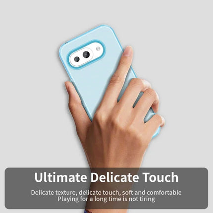 For Google Pixel 9a Case PC+TPU+PET Matte Anti-Drop Phone Back Cover