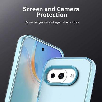 For Google Pixel 9a Case PC+TPU+PET Matte Anti-Drop Phone Back Cover