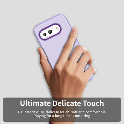 For Google Pixel 9a Case PC+TPU+PET Matte Anti-Drop Phone Back Cover
