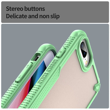 For iPhone 8 Plus / 7 Plus Case PC+TPU Semi-Transparent Frosted Finish Protective Phone Cover