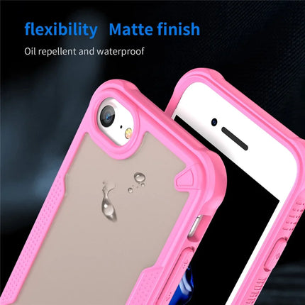 Protective Case for iPhone SE (2022) / (2020) / 8 / 7 / 6 / 6s PC+TPU Frosted Phone Back Cover