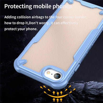 Protective Case for iPhone SE (2022) / (2020) / 8 / 7 / 6 / 6s PC+TPU Frosted Phone Back Cover