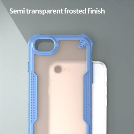 Protective Case for iPhone SE (2022) / (2020) / 8 / 7 / 6 / 6s PC+TPU Frosted Phone Back Cover