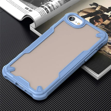 Protective Case for iPhone SE (2022) / (2020) / 8 / 7 / 6 / 6s PC+TPU Frosted Phone Back Cover