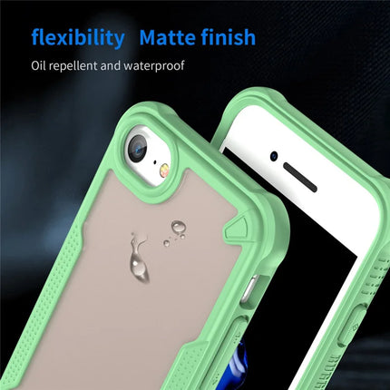 Protective Case for iPhone SE (2022) / (2020) / 8 / 7 / 6 / 6s PC+TPU Frosted Phone Back Cover