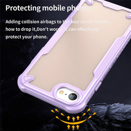 Protective Case for iPhone SE (2022) / (2020) / 8 / 7 / 6 / 6s PC+TPU Frosted Phone Back Cover