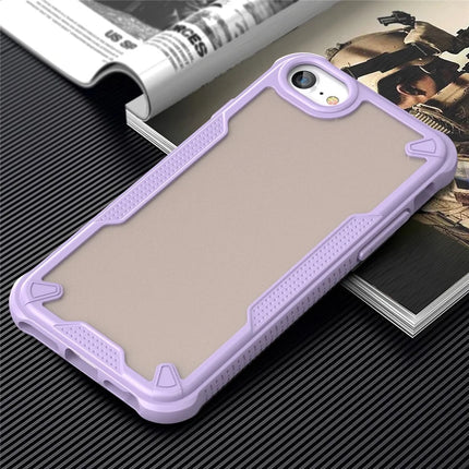 Protective Case for iPhone SE (2022) / (2020) / 8 / 7 / 6 / 6s PC+TPU Frosted Phone Back Cover