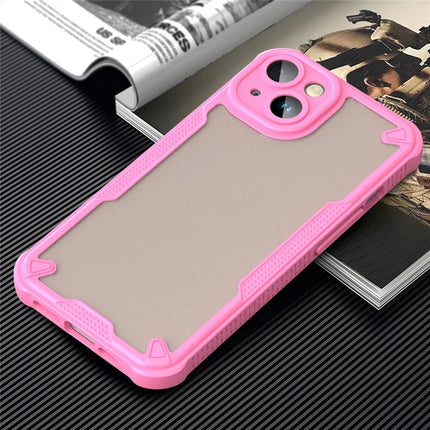 For iPhone 14 Case PC+TPU Frosted Phone Back Cover