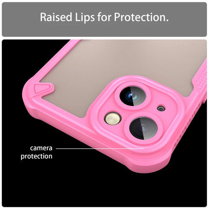 For iPhone 14 Case PC+TPU Frosted Phone Back Cover
