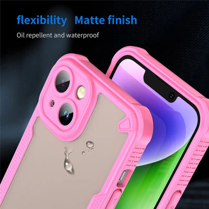For iPhone 14 Case PC+TPU Frosted Phone Back Cover