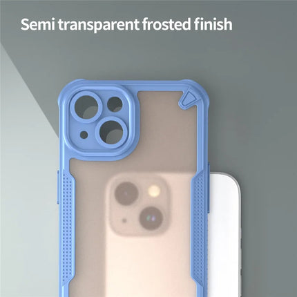 For iPhone 14 Case PC+TPU Frosted Phone Back Cover