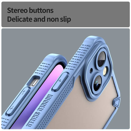 For iPhone 14 Case PC+TPU Frosted Phone Back Cover