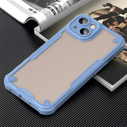 For iPhone 14 Case PC+TPU Frosted Phone Back Cover