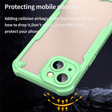 For iPhone 14 Case PC+TPU Frosted Phone Back Cover
