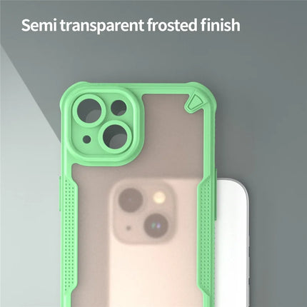 For iPhone 14 Case PC+TPU Frosted Phone Back Cover