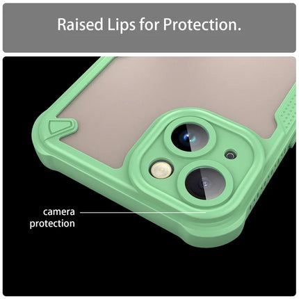 For iPhone 14 Case PC+TPU Frosted Phone Back Cover