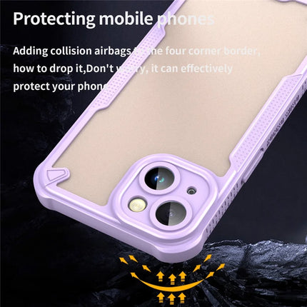 For iPhone 14 Case PC+TPU Frosted Phone Back Cover