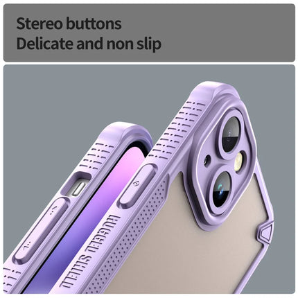 For iPhone 14 Case PC+TPU Frosted Phone Back Cover