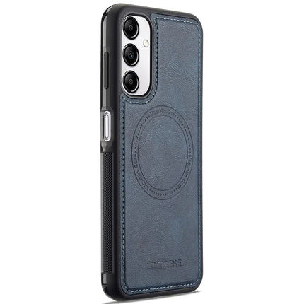 LC.IMEEKE For Samsung Galaxy A54 5G Magnetic Case Compatible with MagSafe Leather+TPU Back Cover