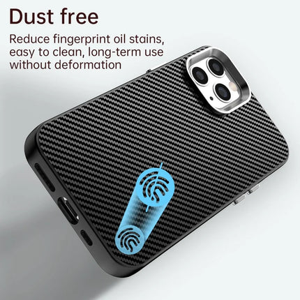 For iPhone 11 Pro Max Case Cell Phone Hybrid Back Cover Carbon Fiber Texture
