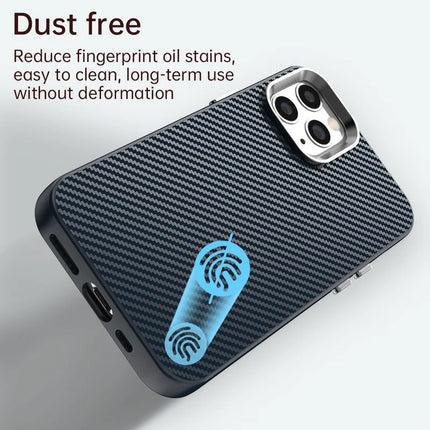 For iPhone 11 Pro Max Case Cell Phone Hybrid Back Cover Carbon Fiber Texture