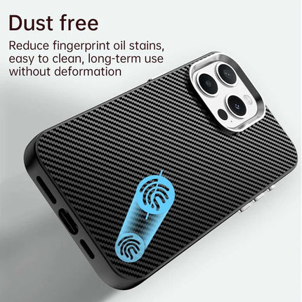 For iPhone 13 Pro Max Case Cell Phone Hybrid Back Cover Carbon Fiber Texture