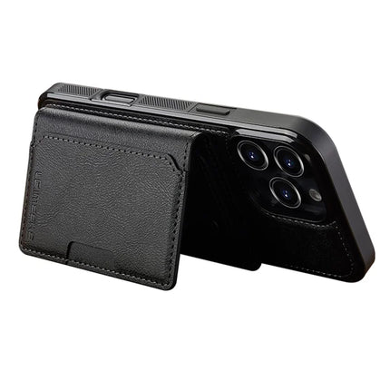 LC.IMEEKE L5 For iPhone 16 Pro Max Magnetic Phone Case Leather Back Cover with Detachable Card Holder