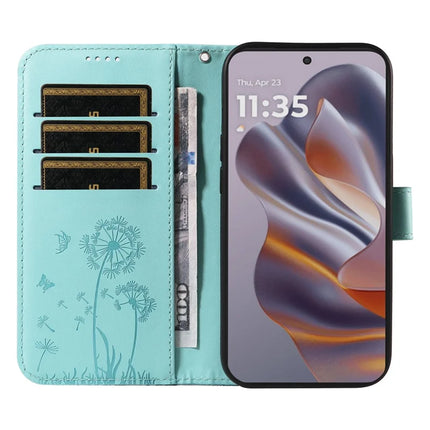 For Motorola Edge 50 Neo 5G / S50 5G / ThinkPhone 25 5G Leather Case Wallet Phone Cover Dandelion Imprint