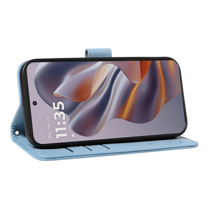 For Motorola Edge 50 Neo 5G / S50 5G / ThinkPhone 25 5G Leather Case Wallet Phone Cover Dandelion Imprint