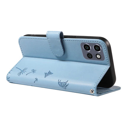 For Motorola Edge 50 Neo 5G / S50 5G / ThinkPhone 25 5G Leather Case Wallet Phone Cover Dandelion Imprint