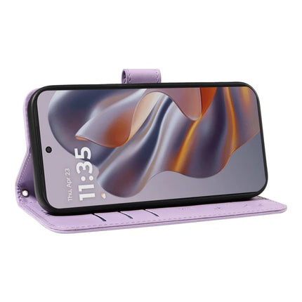 For Motorola Edge 50 Neo 5G / S50 5G / ThinkPhone 25 5G Leather Case Wallet Phone Cover Dandelion Imprint