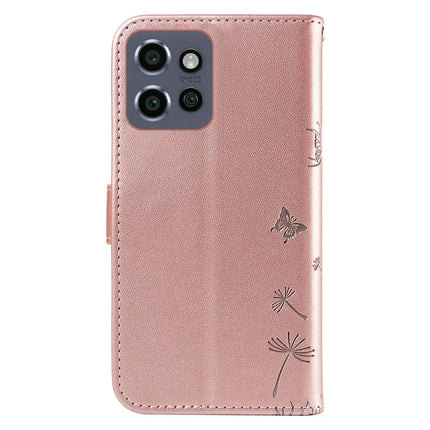 For Motorola Edge 50 Neo 5G / S50 5G / ThinkPhone 25 5G Leather Case Wallet Phone Cover Dandelion Imprint