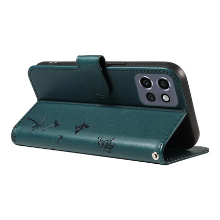 For Motorola Edge 50 Neo 5G / S50 5G / ThinkPhone 25 5G Leather Case Wallet Phone Cover Dandelion Imprint