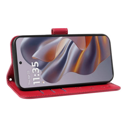 For Motorola Edge 50 Neo 5G / S50 5G / ThinkPhone 25 5G Leather Case Wallet Phone Cover Dandelion Imprint