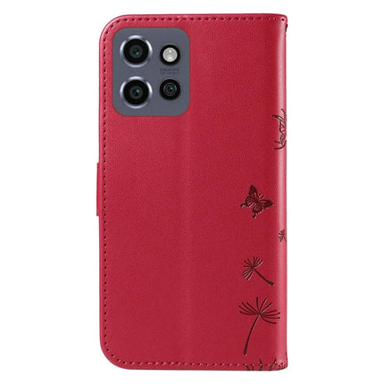 For Motorola Edge 50 Neo 5G / S50 5G / ThinkPhone 25 5G Leather Case Wallet Phone Cover Dandelion Imprint