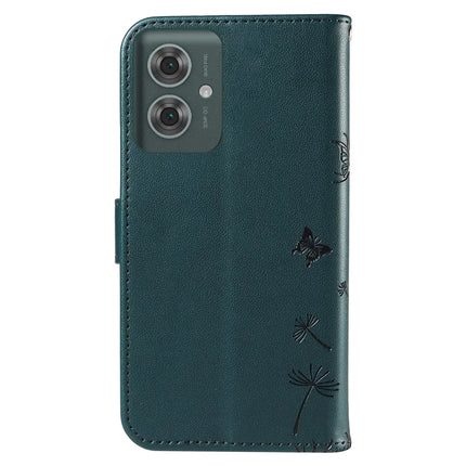 For Motorola Moto G55 5G Leather Case Wallet Phone Cover Dandelion Imprint