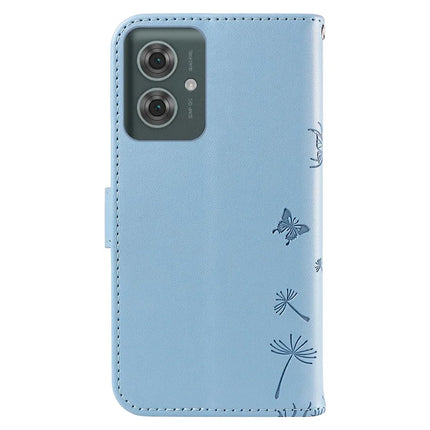 For Motorola Moto G55 5G Leather Case Wallet Phone Cover Dandelion Imprint