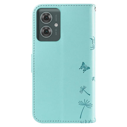 For Motorola Moto G55 5G Leather Case Wallet Phone Cover Dandelion Imprint