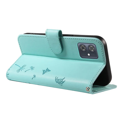 For Motorola Moto G54 5G Leather Case Wallet Phone Cover Dandelion Imprint