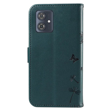For Motorola Moto G54 5G Leather Case Wallet Phone Cover Dandelion Imprint