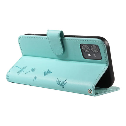 For Motorola Edge 40 Neo 5G Leather Case Wallet Phone Cover Dandelion Imprint