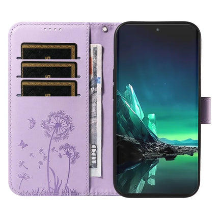 For Motorola Edge 40 Neo 5G Leather Case Wallet Phone Cover Dandelion Imprint