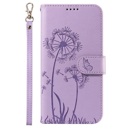 For Motorola Edge 40 Neo 5G Leather Case Wallet Phone Cover Dandelion Imprint