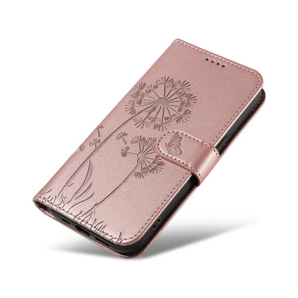 For Motorola Edge 40 Neo 5G Leather Case Wallet Phone Cover Dandelion Imprint